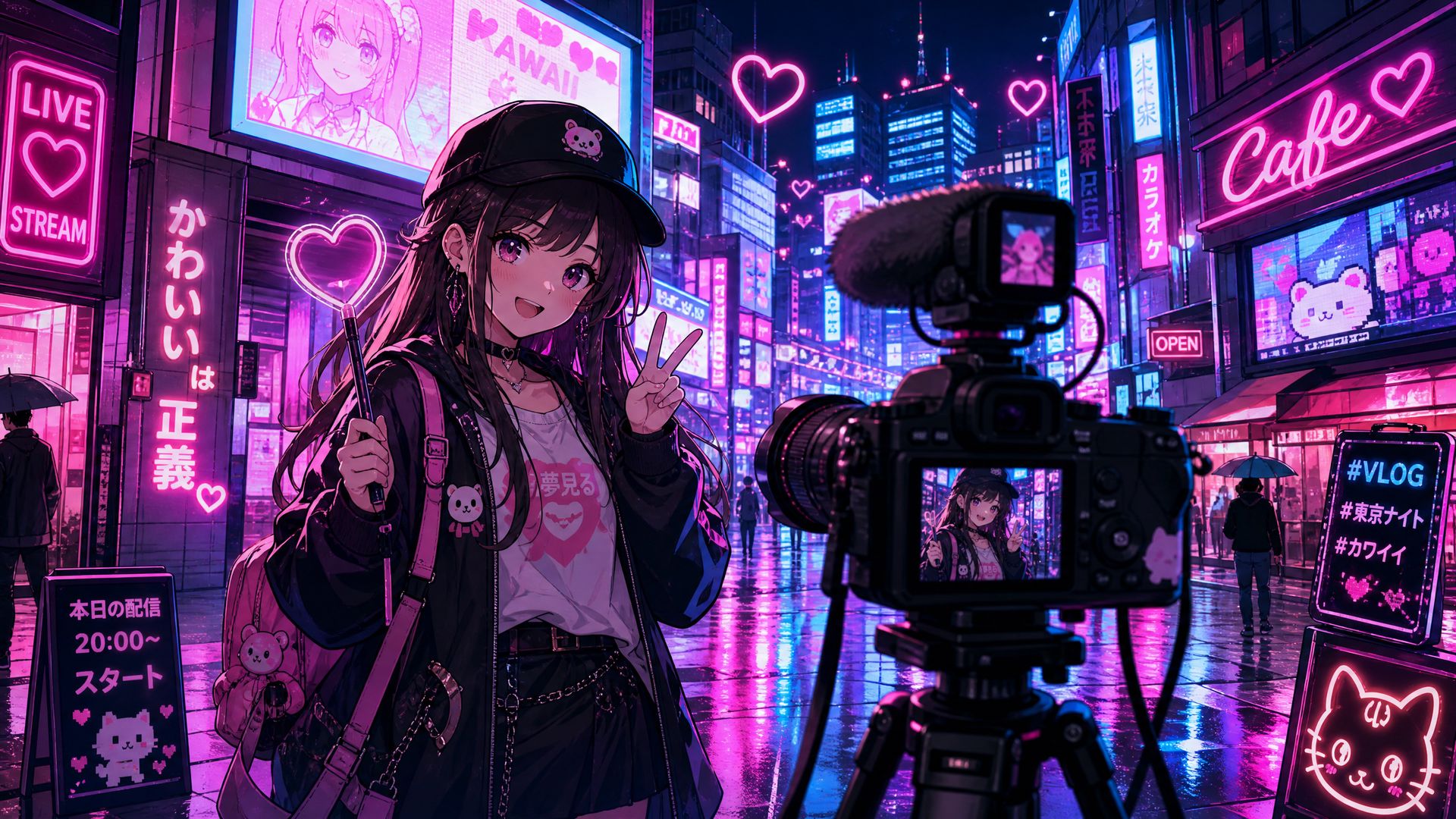 每日吃瓜城市夜景Vlog拍摄全流程视频演示